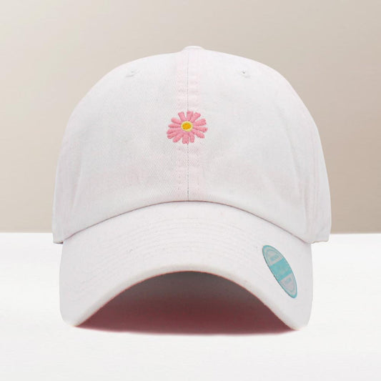 HATEGORY Flower Embroidered Baseball Cap