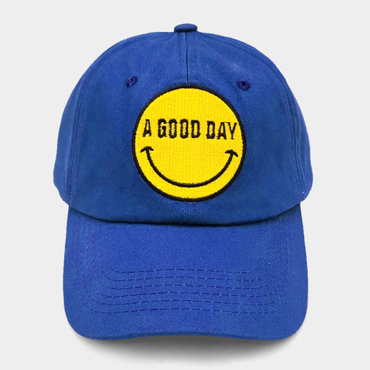 HATEGORY Smile A GOOD DAY Message Baseball Cap