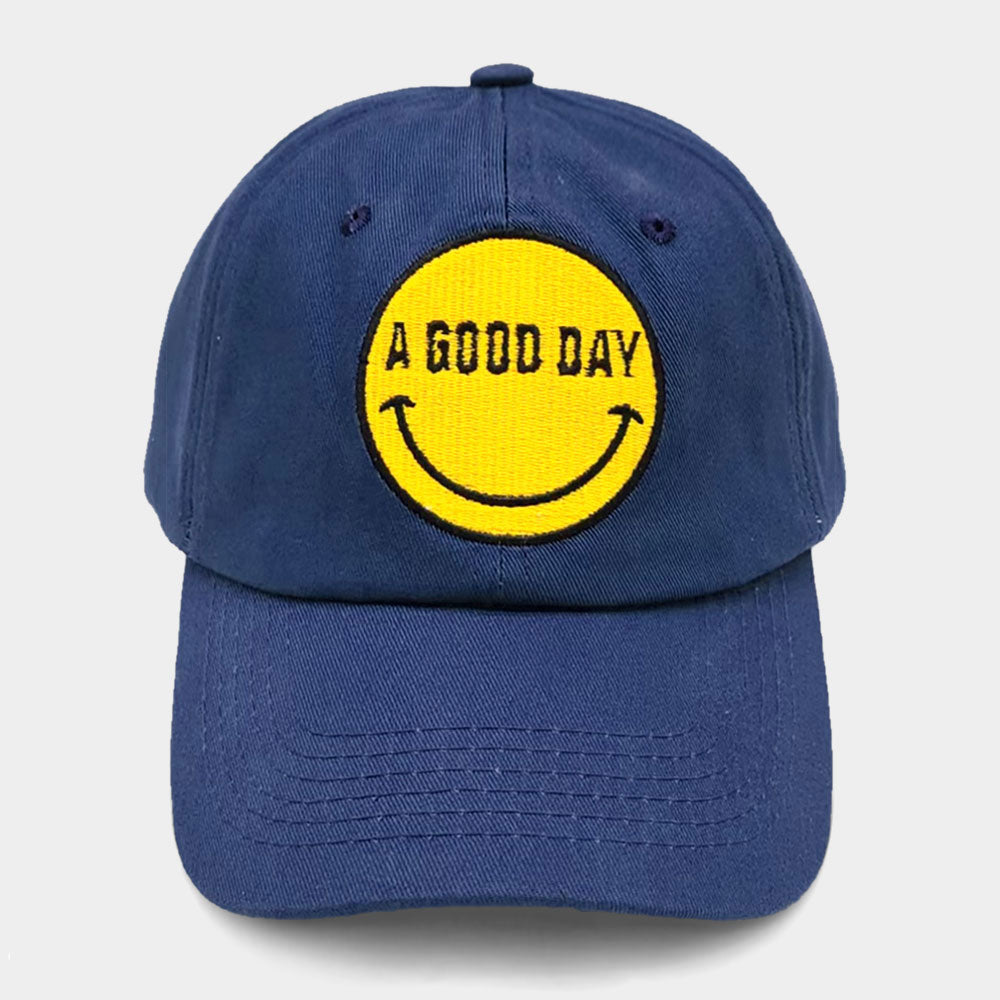 HATEGORY Smile A GOOD DAY Message Baseball Cap