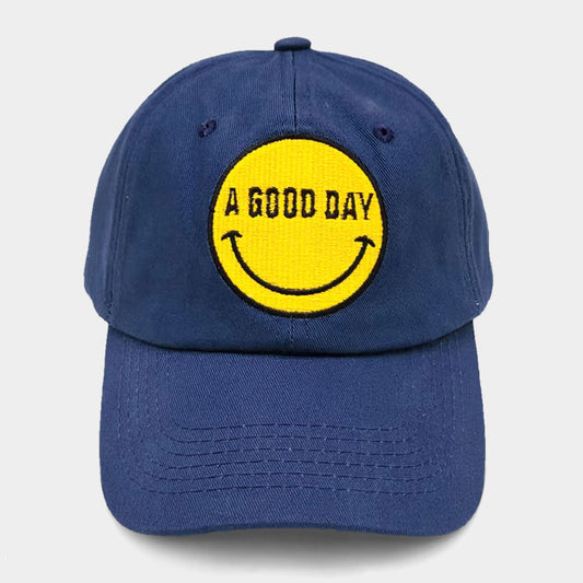 HATEGORY Smile A GOOD DAY Message Baseball Cap