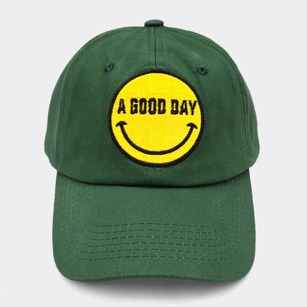 HATEGORY Smile A GOOD DAY Message Baseball Cap