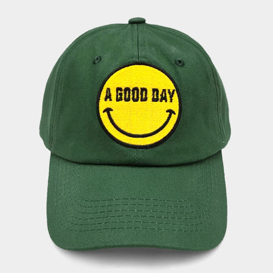 HATEGORY Smile A GOOD DAY Message Baseball Cap