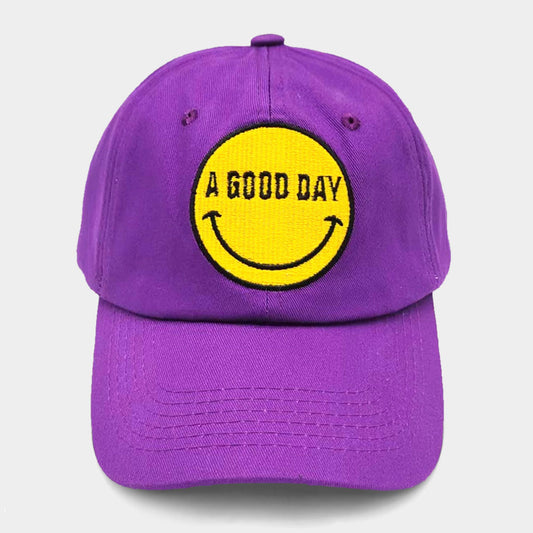 HATEGORY Smile A GOOD DAY Message Baseball Cap