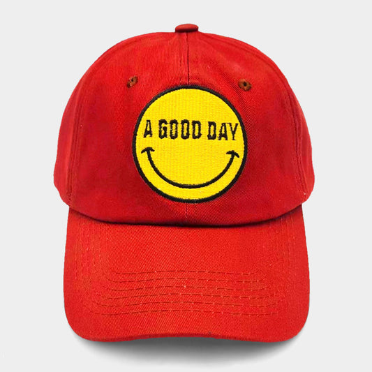 HATEGORY Smile A GOOD DAY Message Baseball Cap