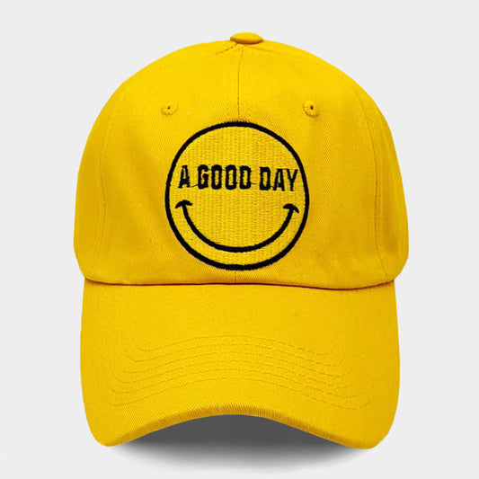 HATEGORY Smile A GOOD DAY Message Baseball Cap