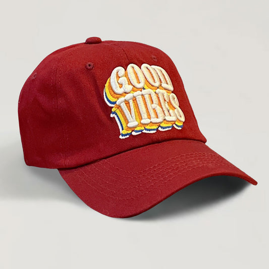 HATEGORY GOOD VIBES Message Baseball Cap