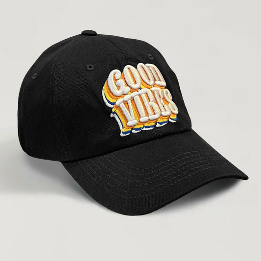 HATEGORY GOOD VIBES Message Baseball Cap