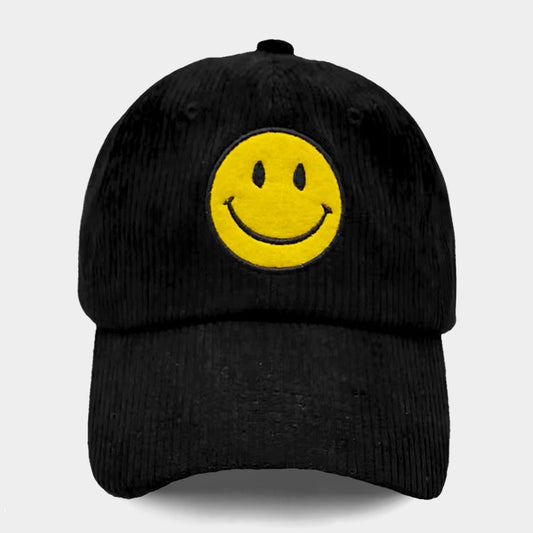 HATEGORY Smile Corduroy Baseball Cap