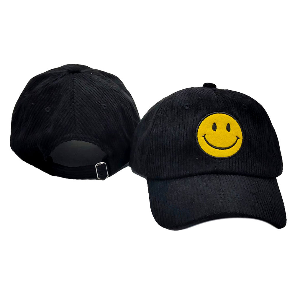 HATEGORY Smile Corduroy Baseball Cap