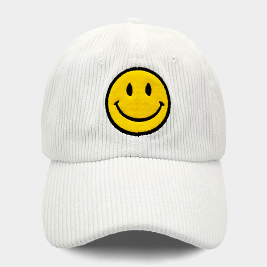 HATEGORY Smile Corduroy Baseball Cap