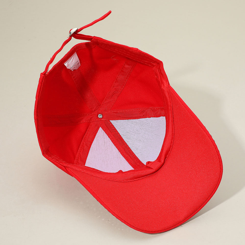 HATEGORY Bling Studded American USA Flag Baseball Cap