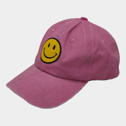 HATEGORY Smile Face Patch Vintage Baseball Cap