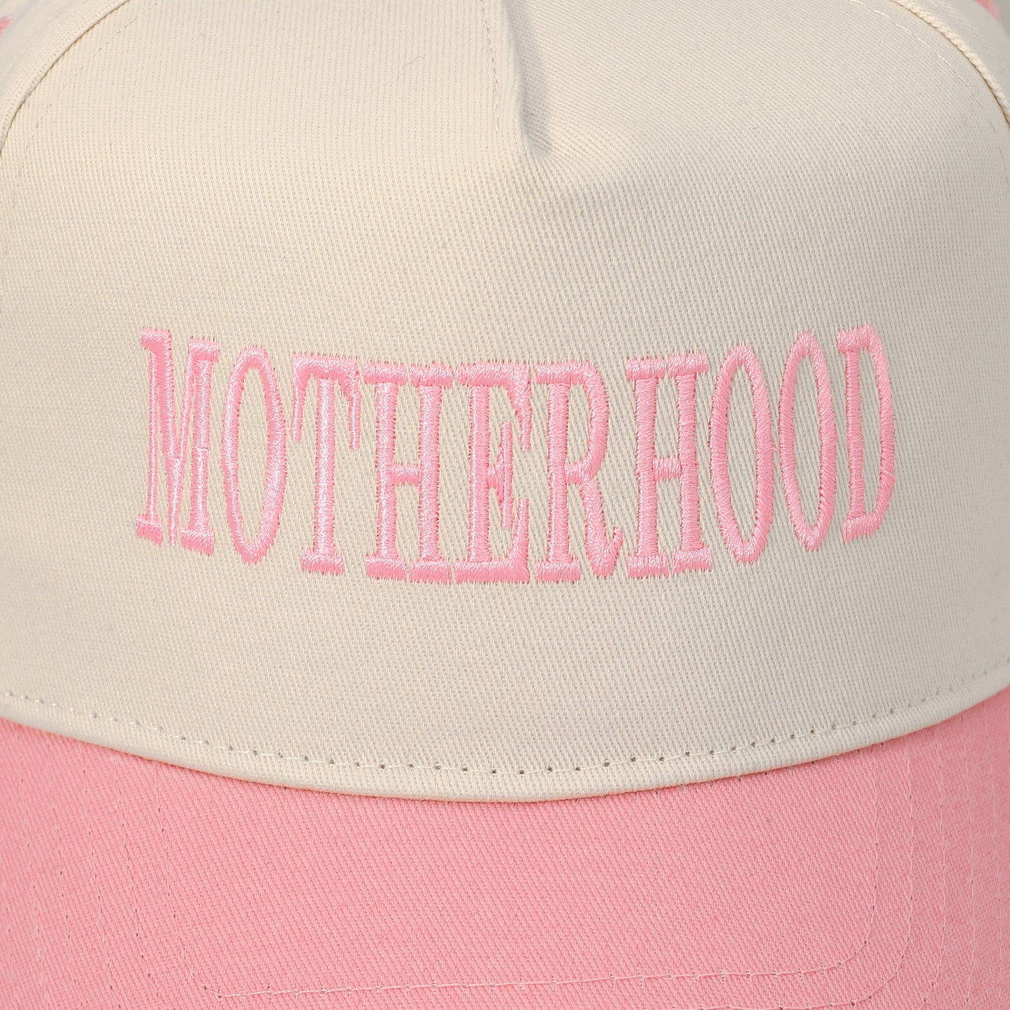 HATEGORY MOTHERHOOD Message Embroidered Baseball Cap