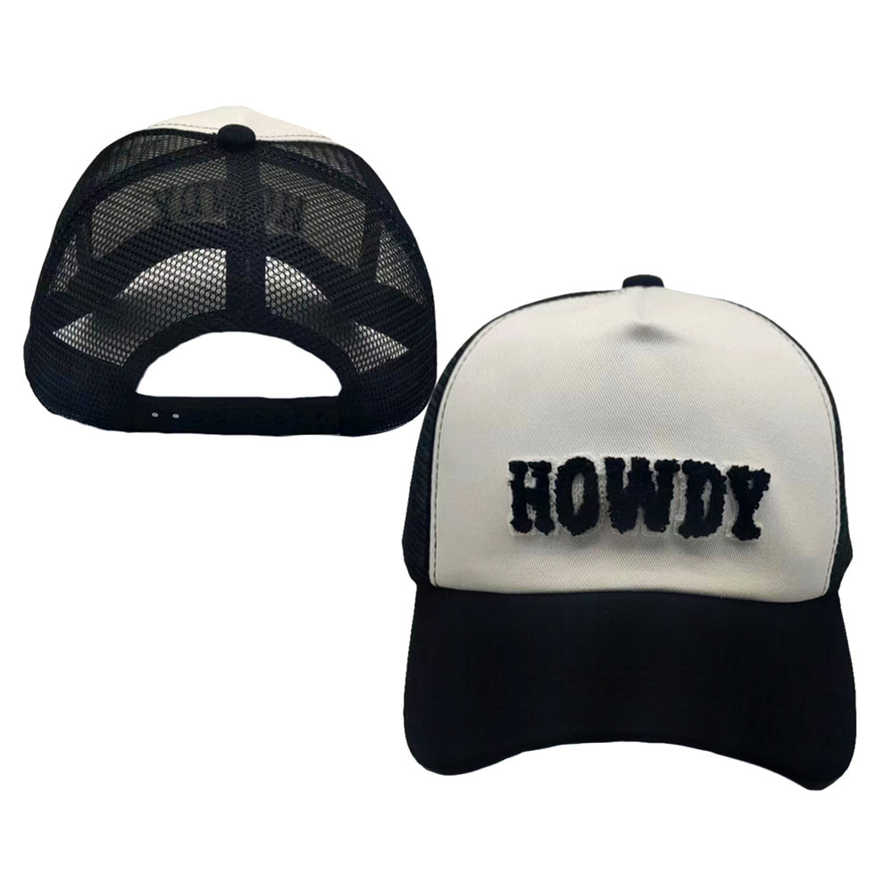 HATEGORY Howdy Message Mesh Back Baseball Cap