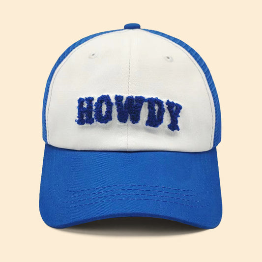 HATEGORY Howdy Message Mesh Back Baseball Cap