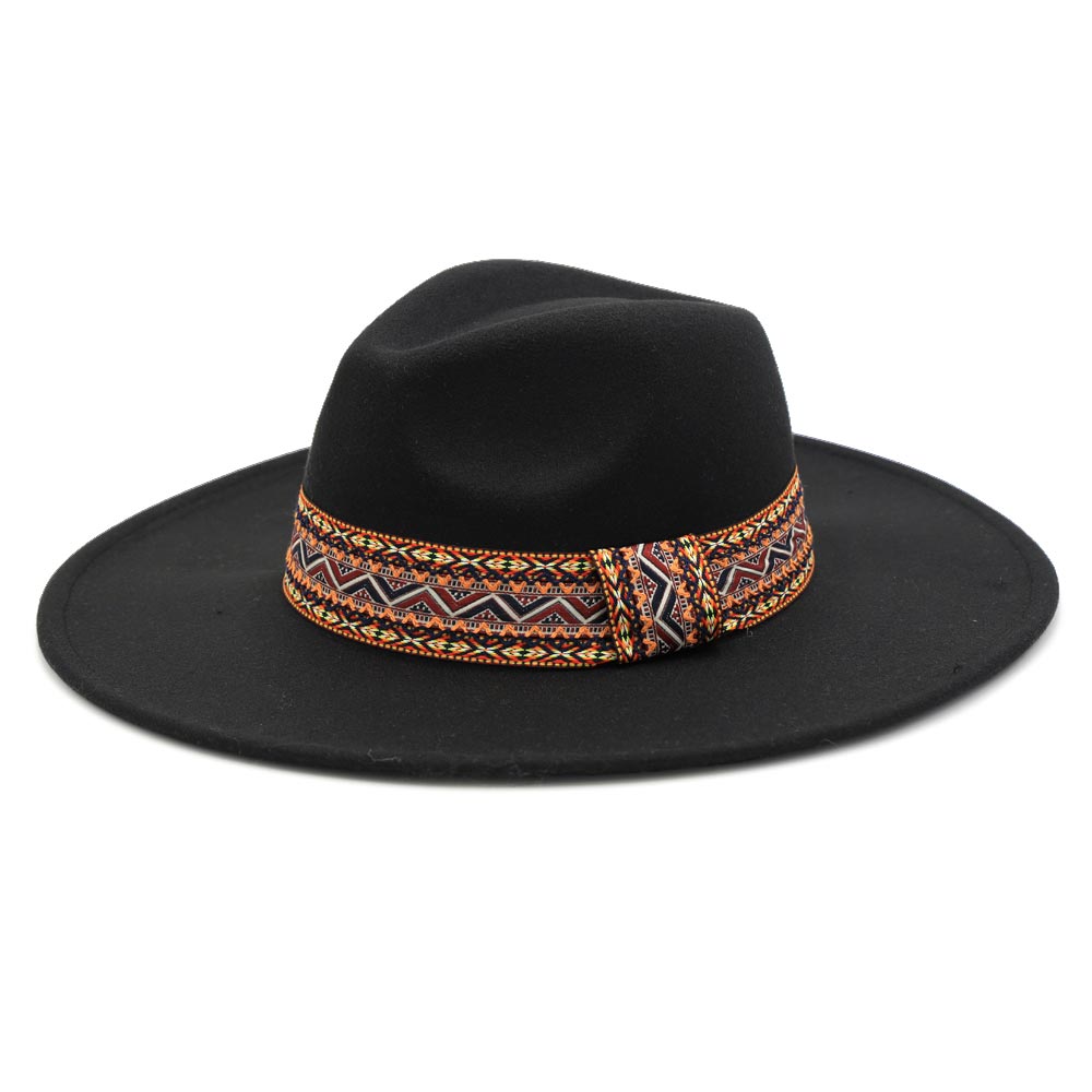 HATEGORY Aztec Band Panama Hat