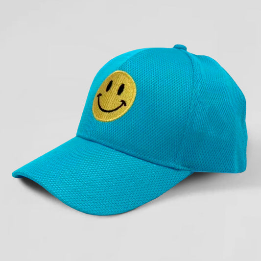 HATEGORY Smile Accented Mesh Baseball Cap