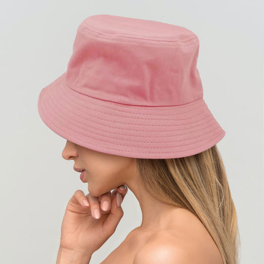 HATEGORY Solid Bucket Hat
