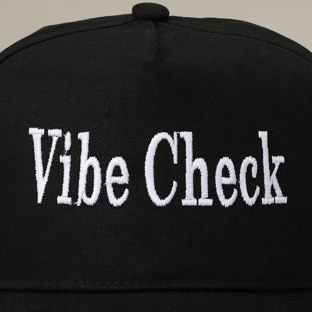 HATEGORY VIBE CHECK Message Embroidered Baseball Cap