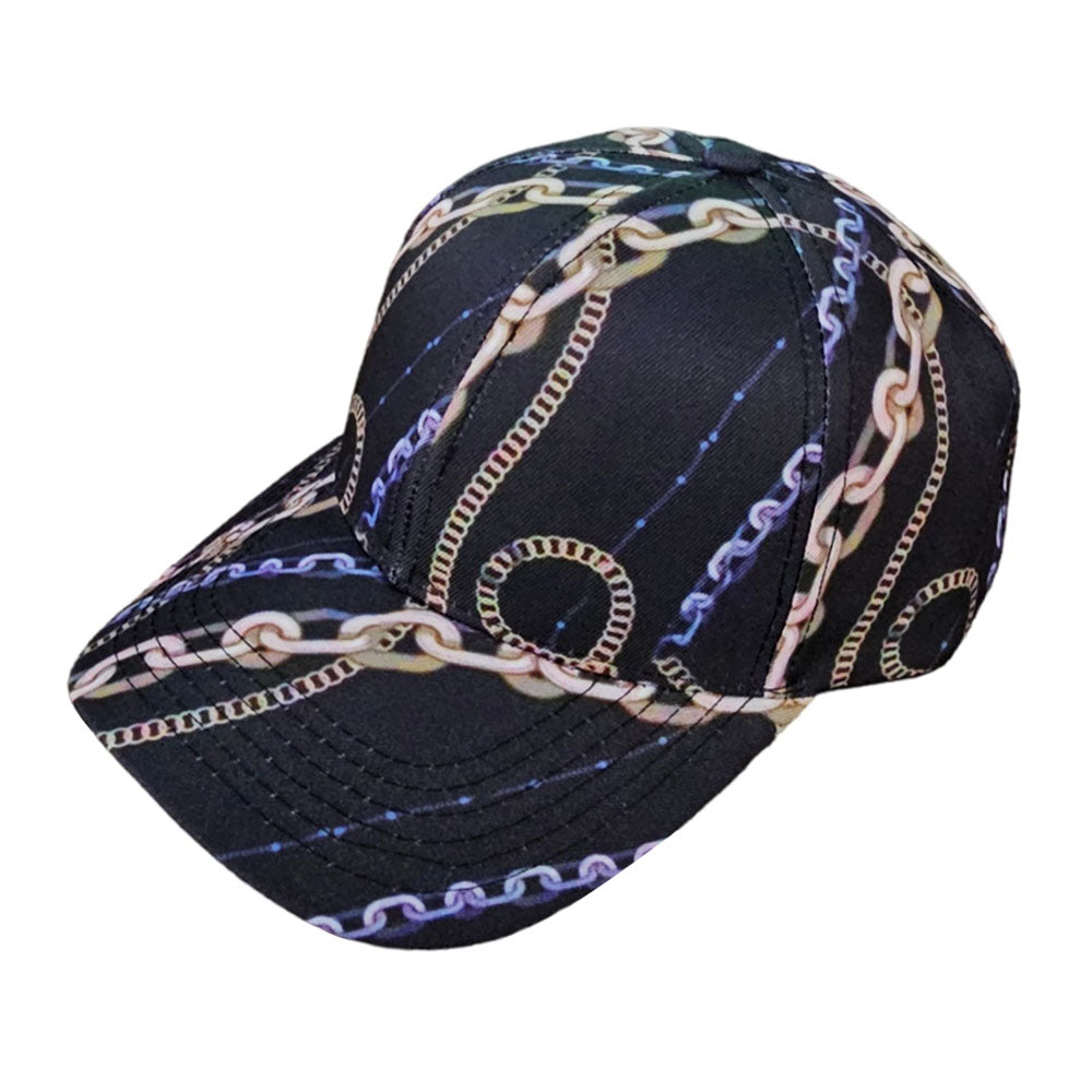 HATEGORY Chain Patterned Baseball Cap