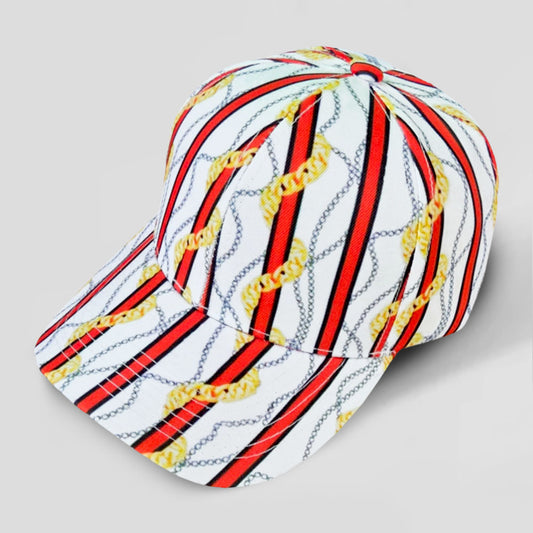 HATEGORY Chain Patterned Baseball Cap