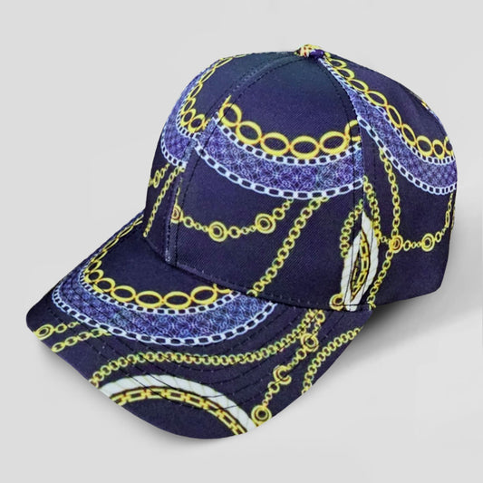 HATEGORY Chain Patterned Baseball Cap