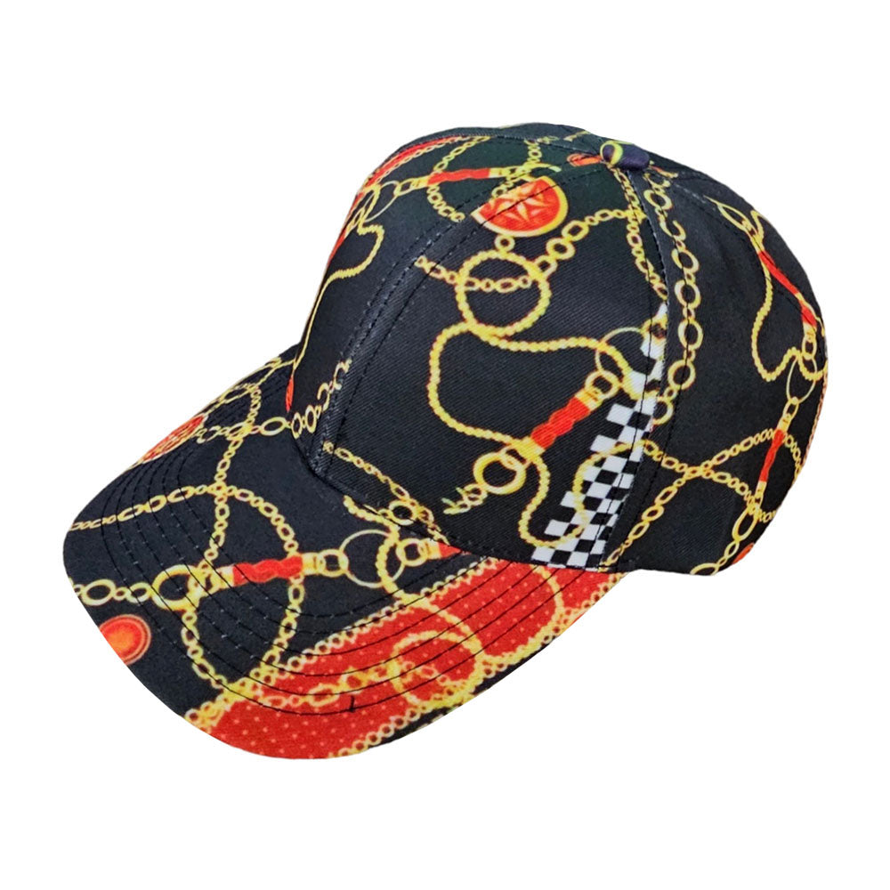 HATEGORY Chain Patterned Baseball Cap