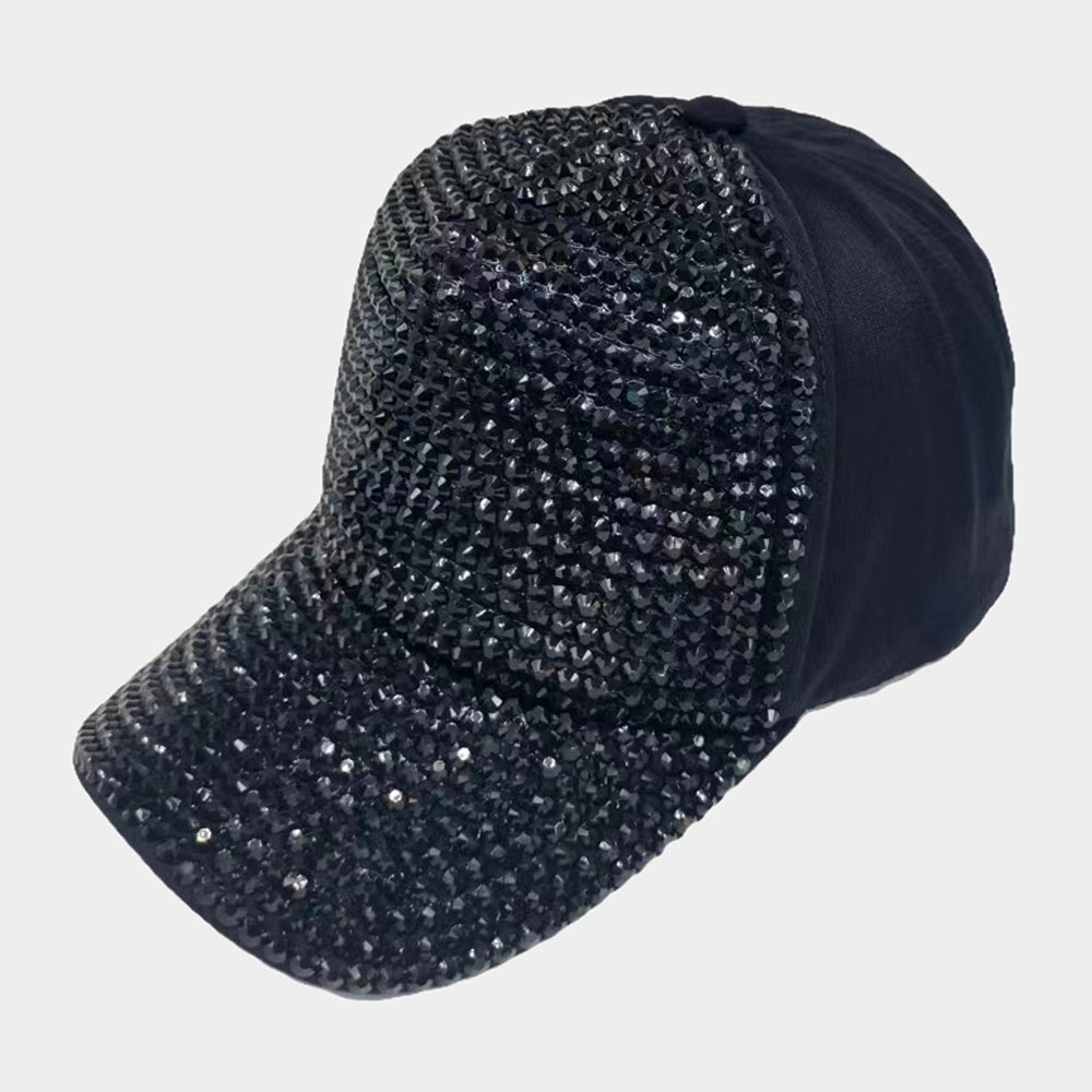 HATEGORY Bling Studded Baseball Cap