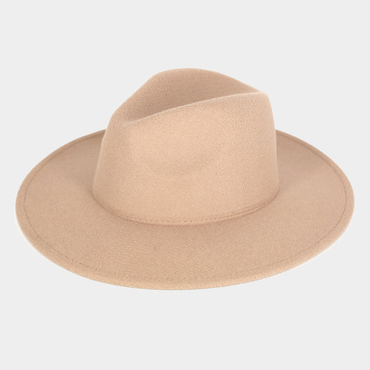 HATEGORY Solid Panama Hat