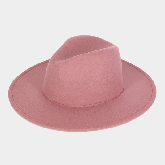 HATEGORY Solid Panama / Fedora Hat
