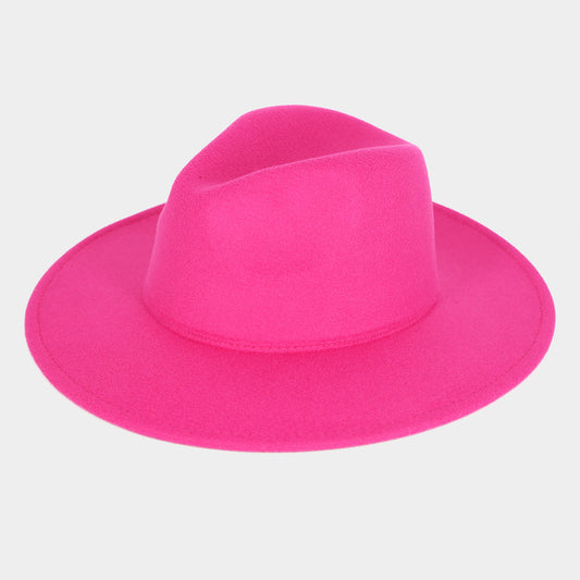 HATEGORY Solid Panama / Fedora Hat