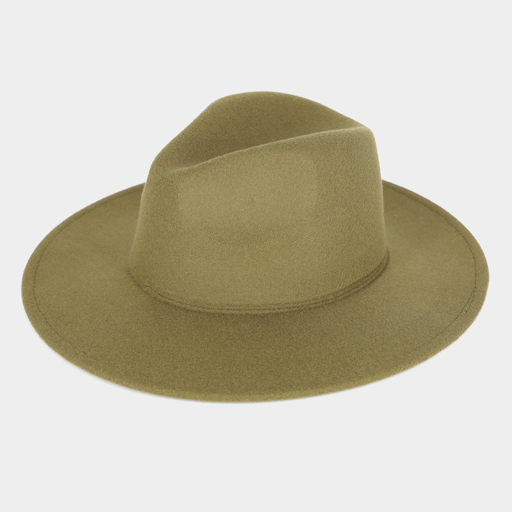 HATEGORY Solid Panama / Fedora Hat