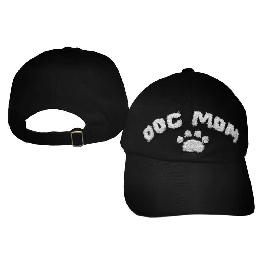 HATEGORY Dog Mom Message Paw Pointed Baseball Cap
