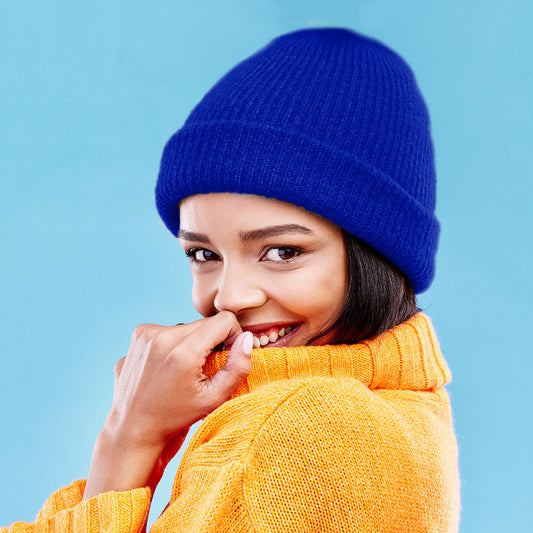 HATEGORY Solid Knit Beanie Hat