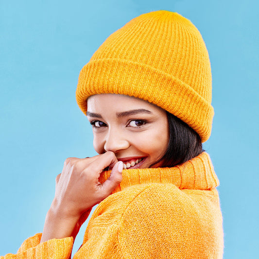 HATEGORY Solid Knit Beanie Hat