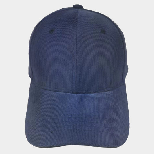 HATEGORY Solid Corduroy Baseball Cap