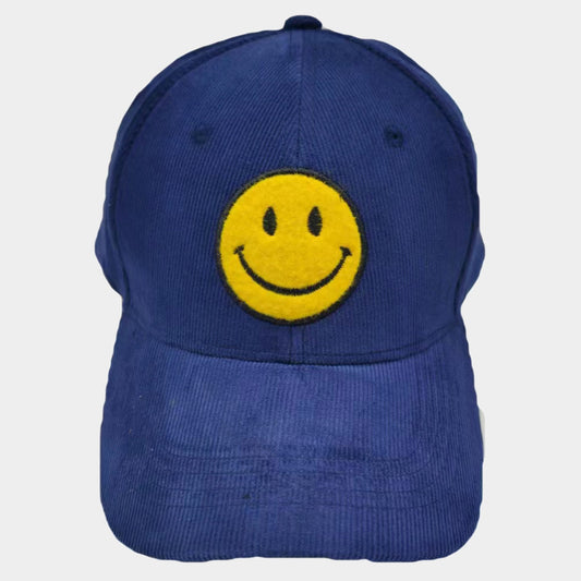 HATEGORY Smile Pointed Corduroy Baseball Cap