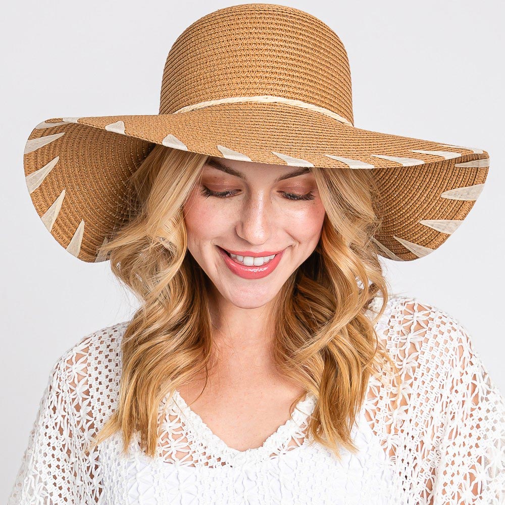 HATEGORY Handmade Edge Detailed Floppy Hat