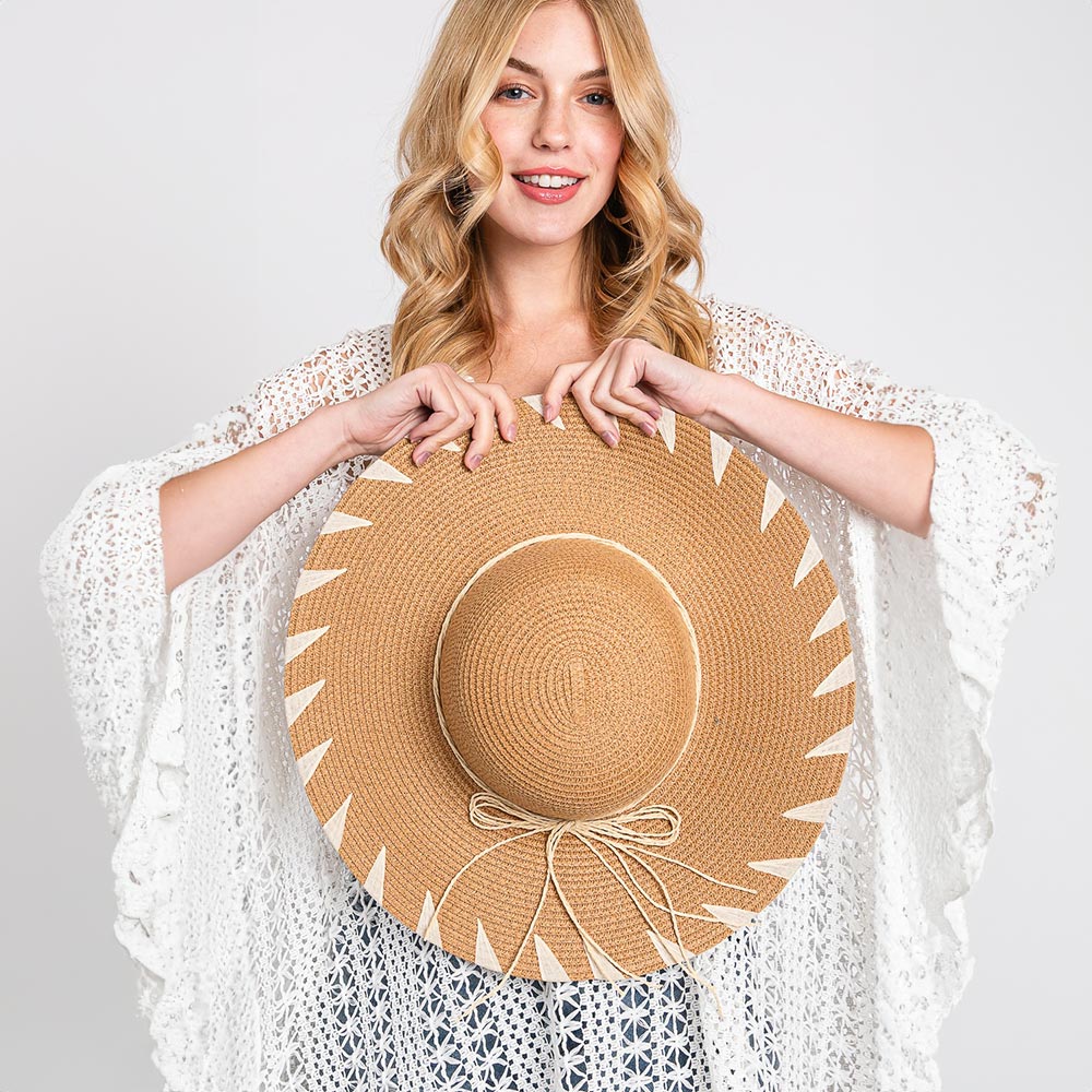 HATEGORY Handmade Edge Detailed Floppy Hat