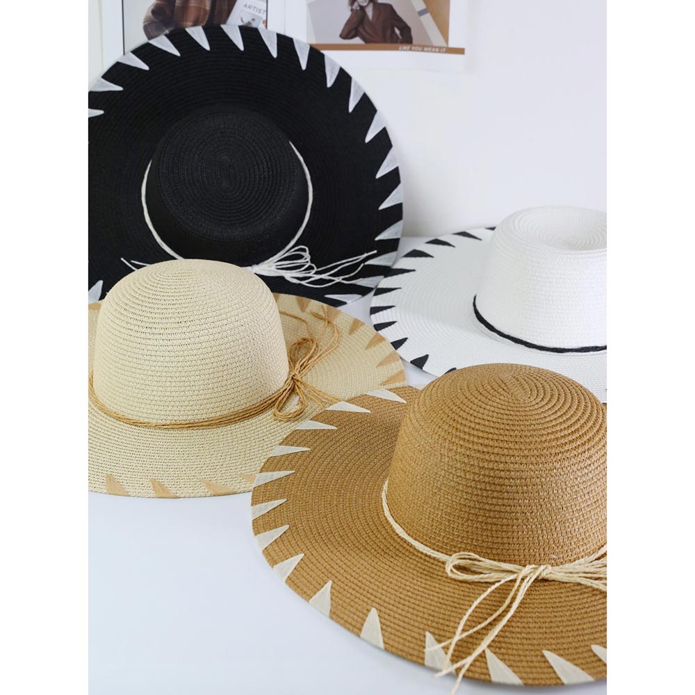 HATEGORY Handmade Edge Detailed Floppy Hat