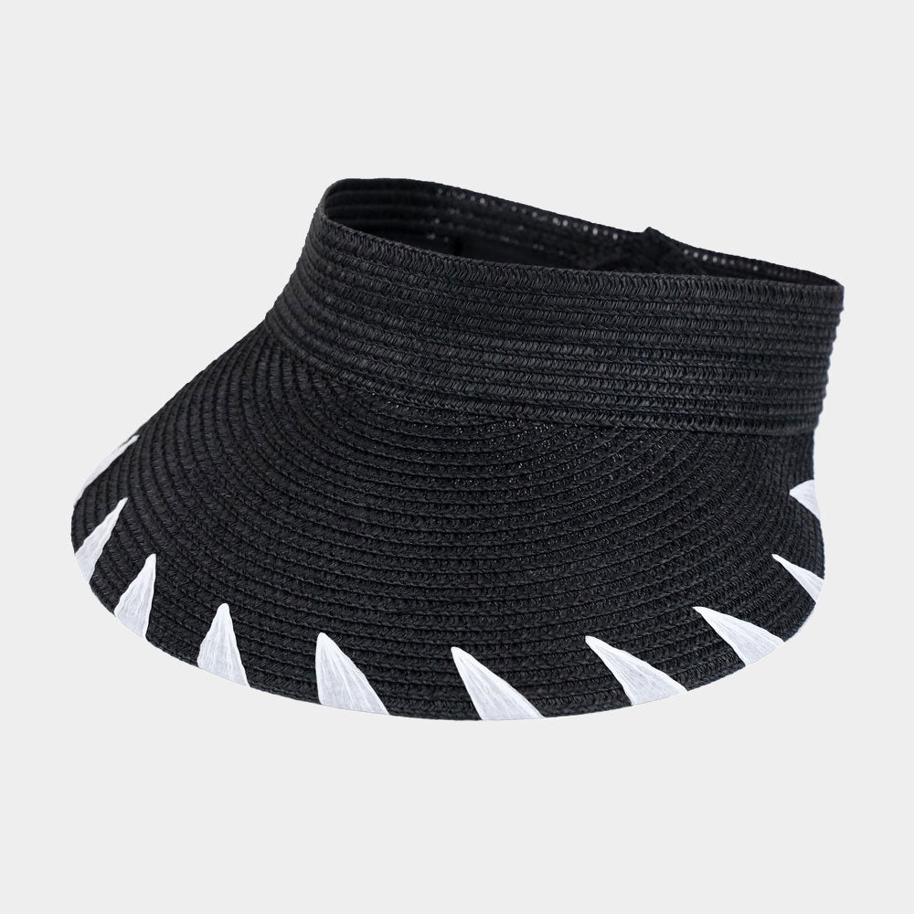 HATEGORY Handmade Edge Detailed Sun Visor