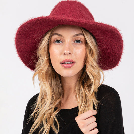 HATEGORY Fuzzy Fedora Hat