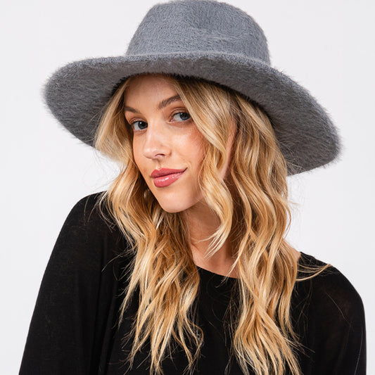 HATEGORY Fuzzy Fedora Hat