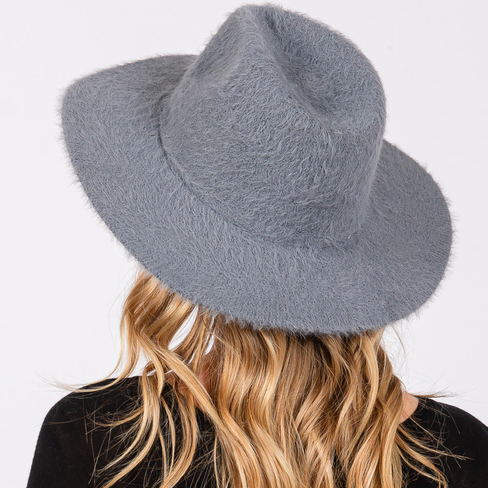 HATEGORY Fuzzy Fedora Hat