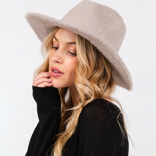 HATEGORY Fuzzy Fedora Hat