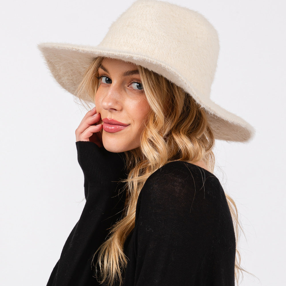 HATEGORY Fuzzy Fedora Hat