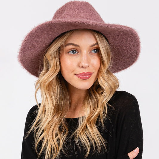 HATEGORY Fuzzy Fedora Hat
