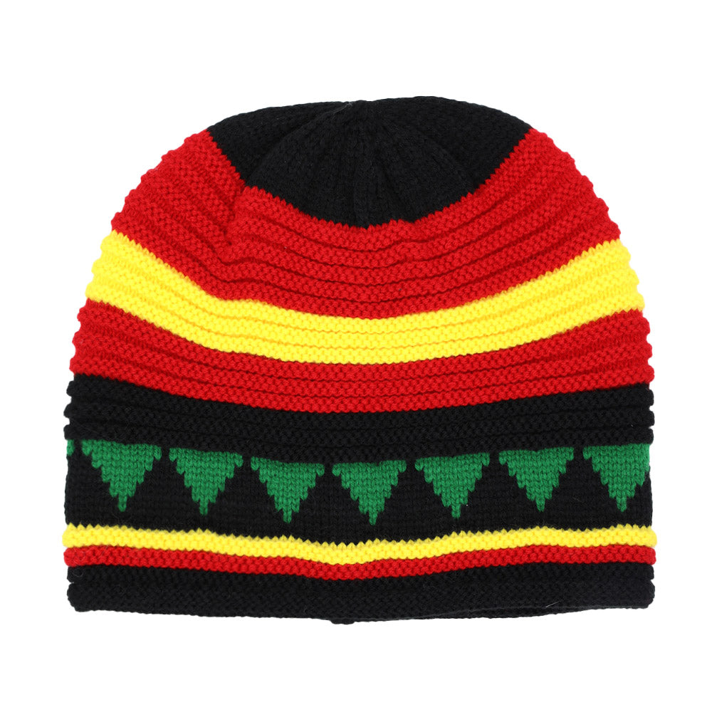 HATEGORY Rasta Inspired Knit Beanie