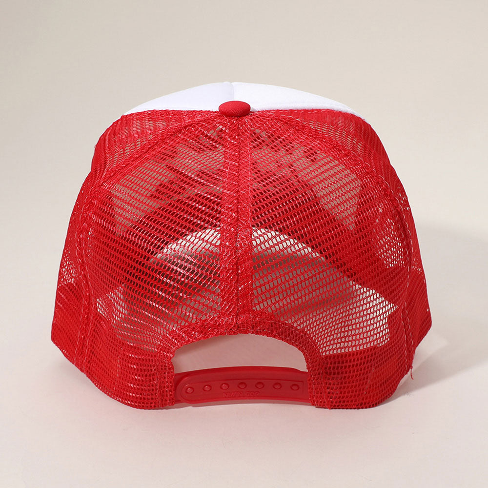 HATEGORY I NEED A DIET COKE Message Embroidered Mesh Back Trucker Cap