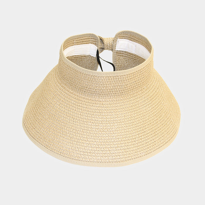 HATEGORY Roll Up Foldable Large Brim Sun Visor Hat
